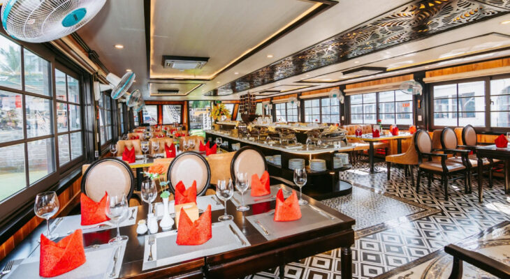 Halong Odyssey Cruise restaurant.